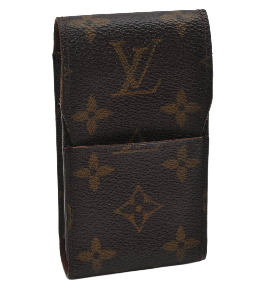 Authentic Louis Vuitton Monogram Etui Cigarette Case M63024 LV 9721J