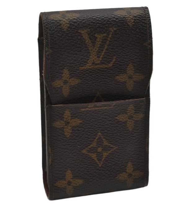 Authentic Louis Vuitton Monogram Etui Cigarette Case M63024 LV 9721J