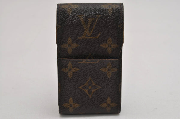 Authentic Louis Vuitton Monogram Etui Cigarette Case M63024 LV 9721J