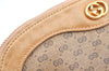 Authentic GUCCI Vintage Micro GG PVC Leather Shoulder Bag Purse Brown Junk 9722G