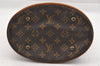 Authentic Louis Vuitton Monogram Bucket PM Shoulder Tote Bag M42238 Junk 9722I