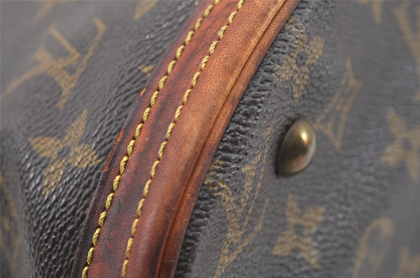 Authentic Louis Vuitton Monogram Bucket PM Shoulder Tote Bag M42238 Junk 9722I