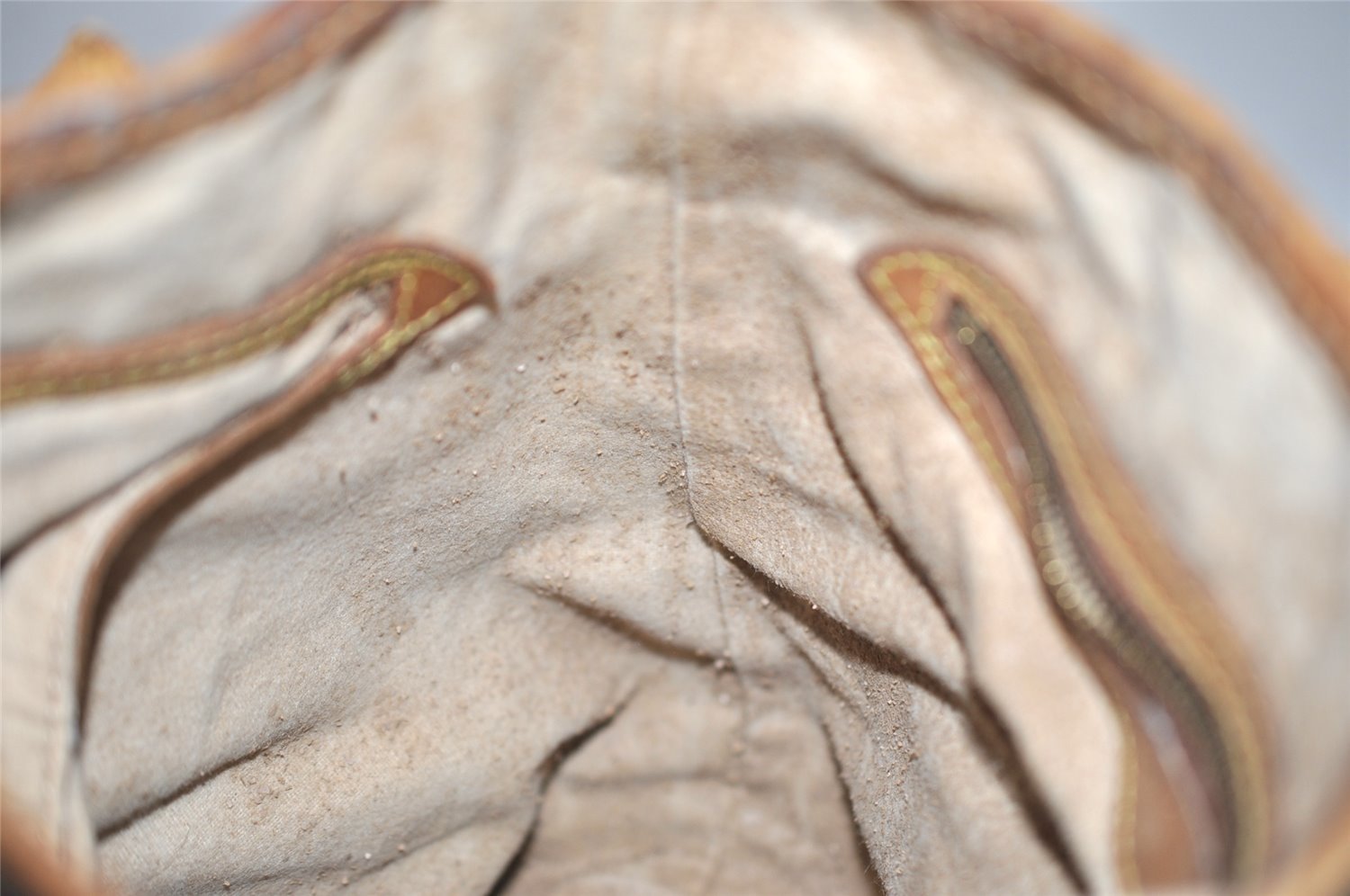 Authentic Louis Vuitton Monogram Bucket PM Shoulder Tote Bag M42238 Junk 9722I