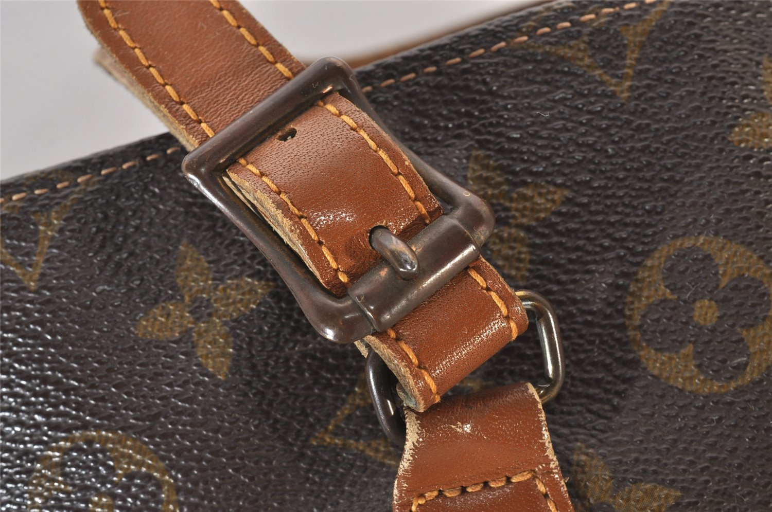 Authentic Louis Vuitton Monogram Bucket GM Shoulder Bag T42236 USA Model 9723I