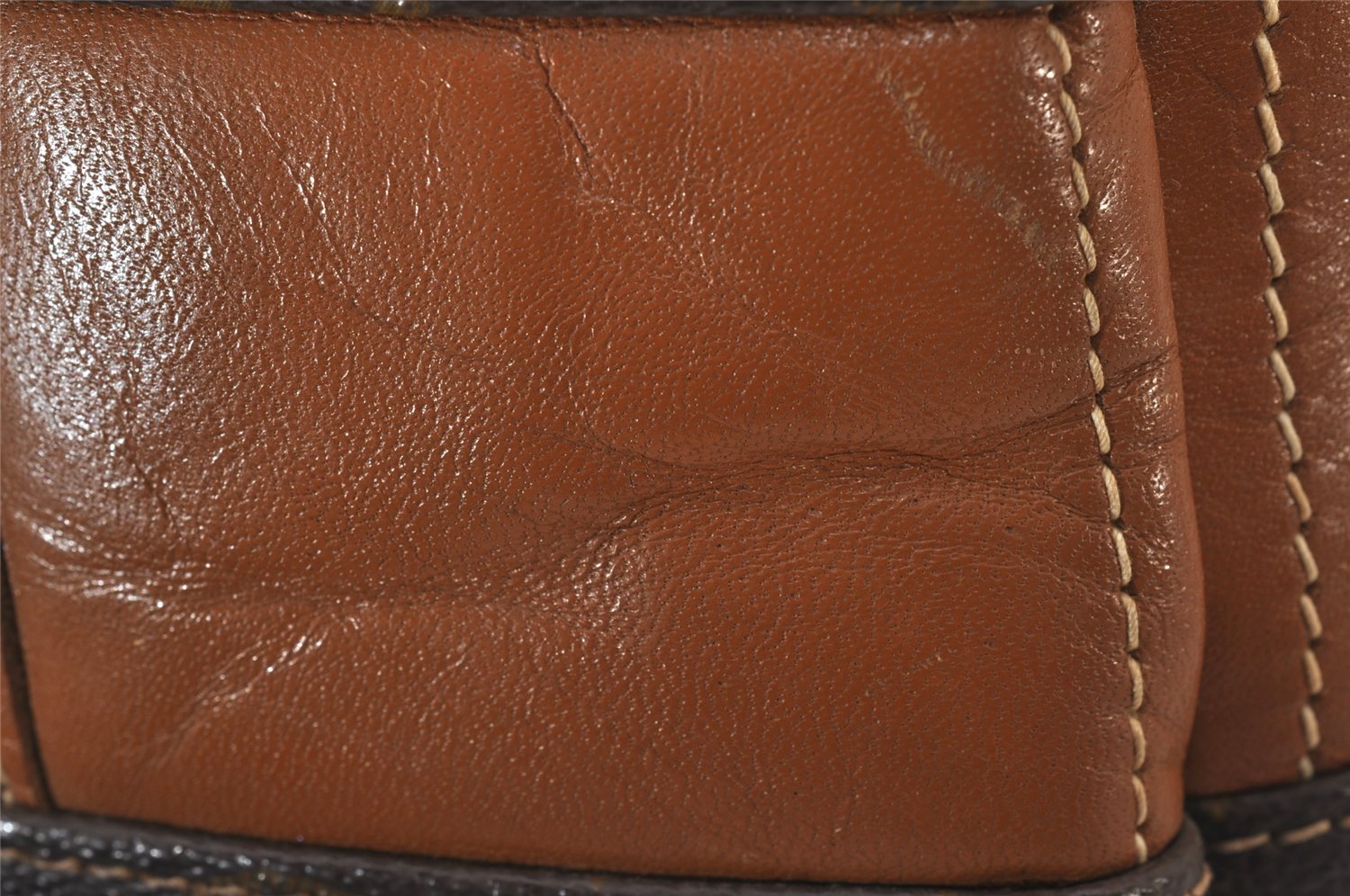 Authentic Louis Vuitton Monogram Bucket GM Shoulder Bag T42236 USA Model 9723I