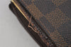 Auth Louis Vuitton Damier Porte Monnaie Billets Viennois Wallet N61664 LV 9723J