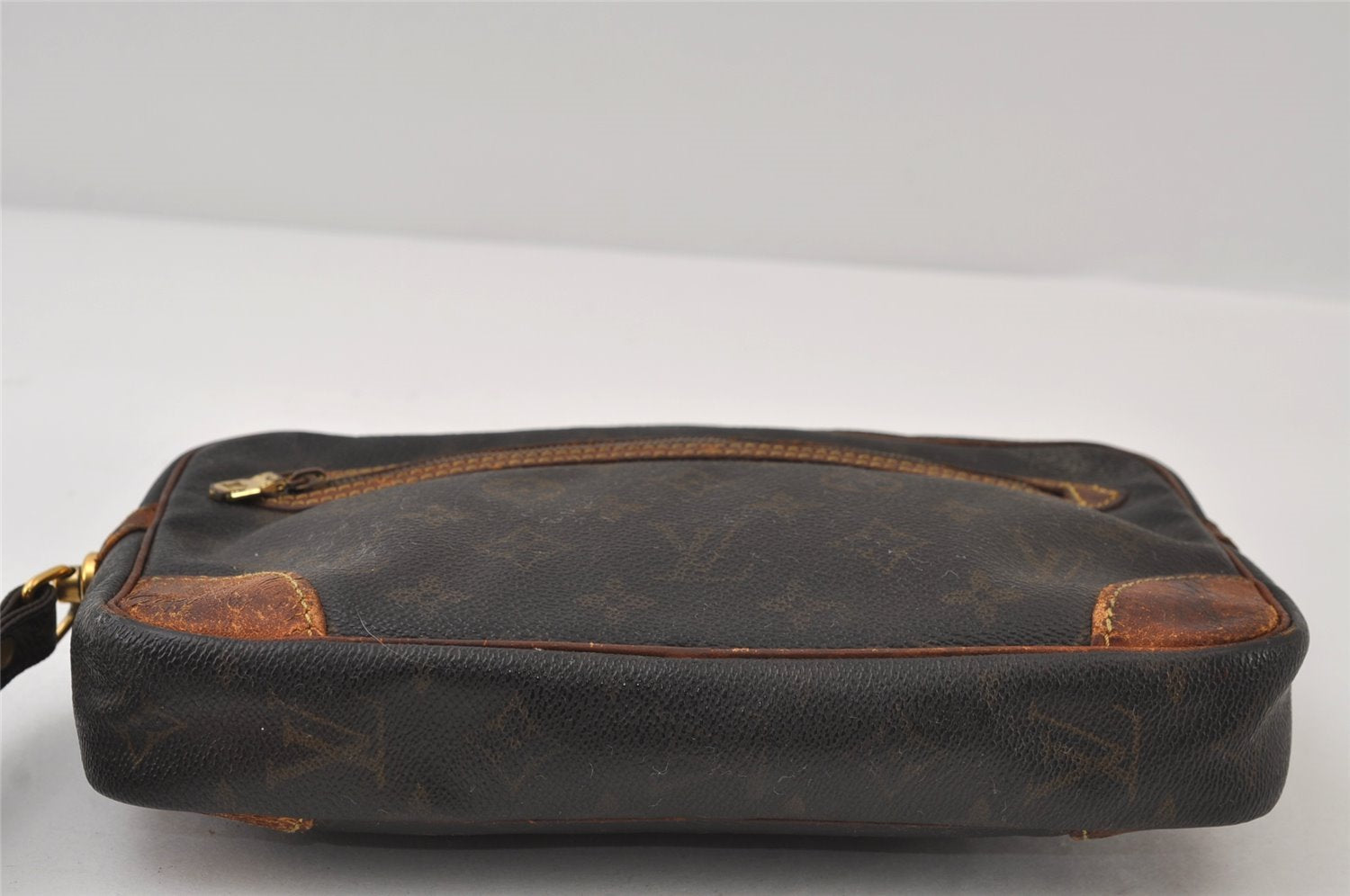 Authentic Louis Vuitton Monogram Marly Dragonne GM M51825 Clutch Bag Junk 9724I
