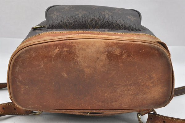 Authentic Louis Vuitton Monogram Montsouris MM Backpack M51136 LV 9726I