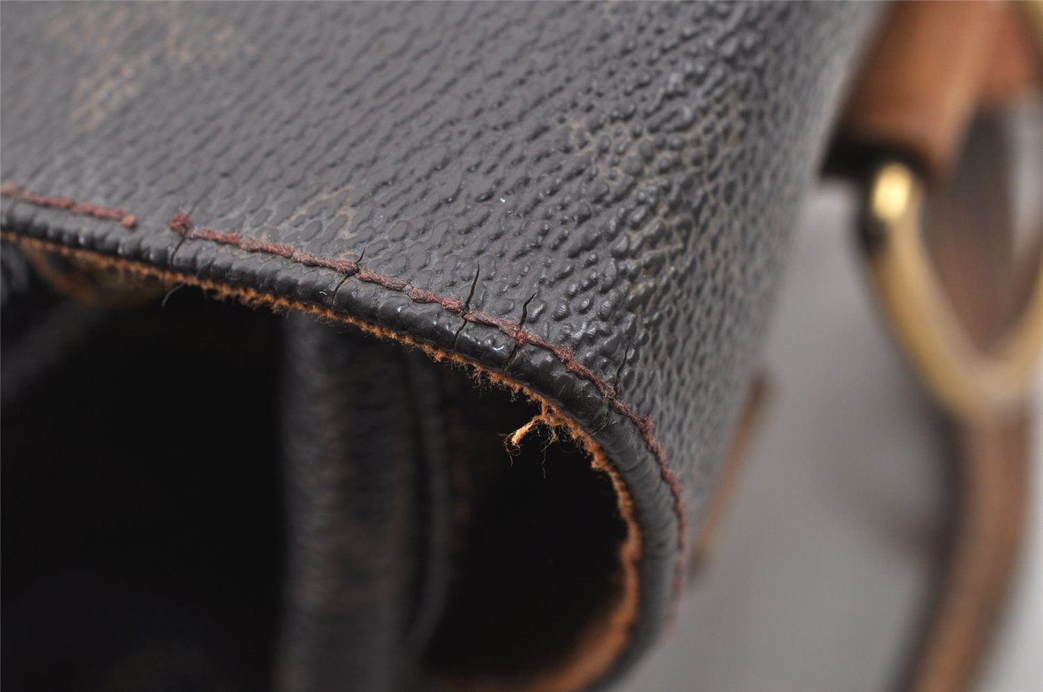 Authentic Louis Vuitton Monogram Montsouris MM Backpack M51136 LV 9726I