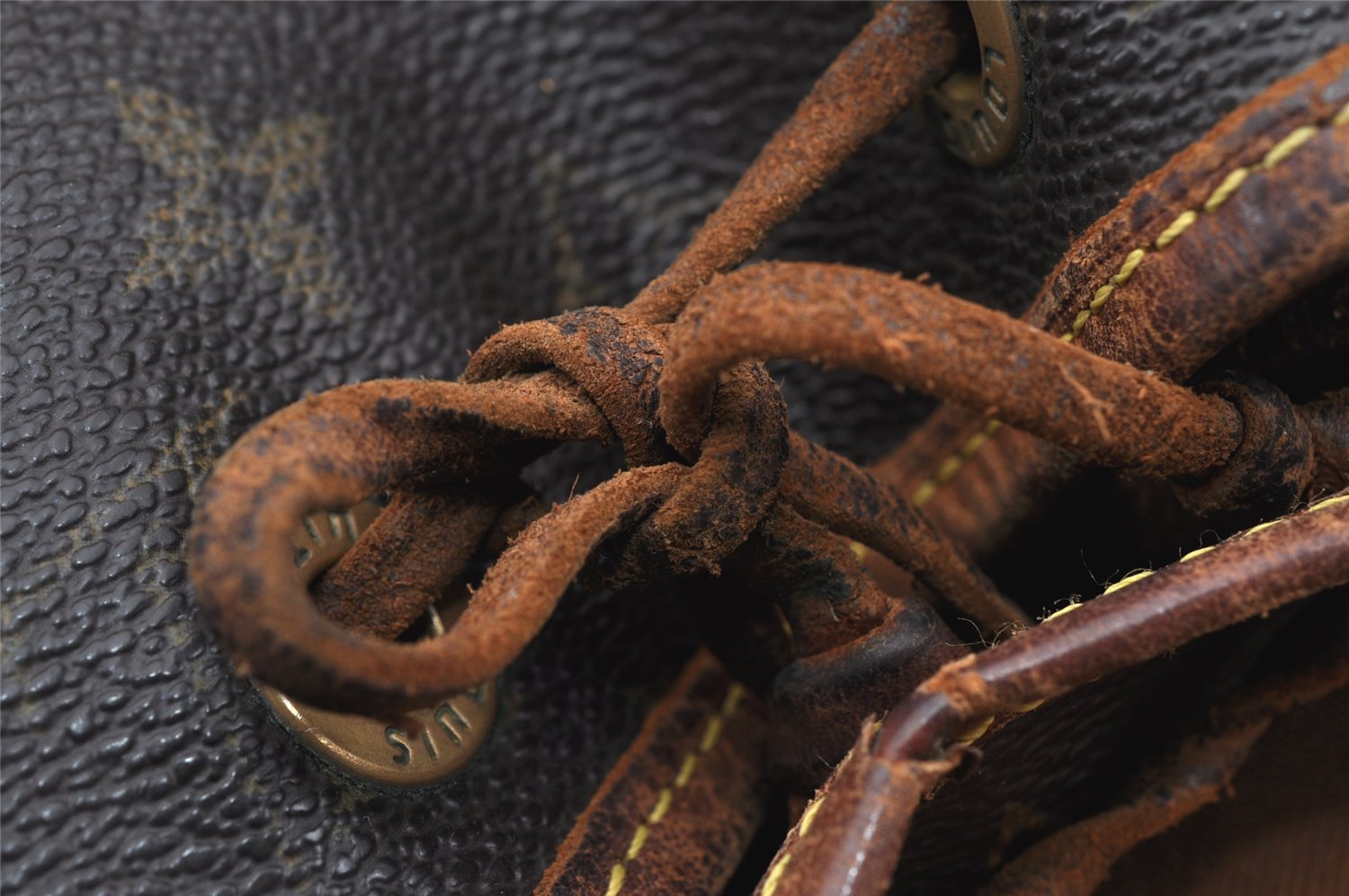 Authentic Louis Vuitton Monogram Montsouris MM Backpack M51136 LV 9726I