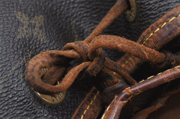 Authentic Louis Vuitton Monogram Montsouris MM Backpack M51136 LV 9726I