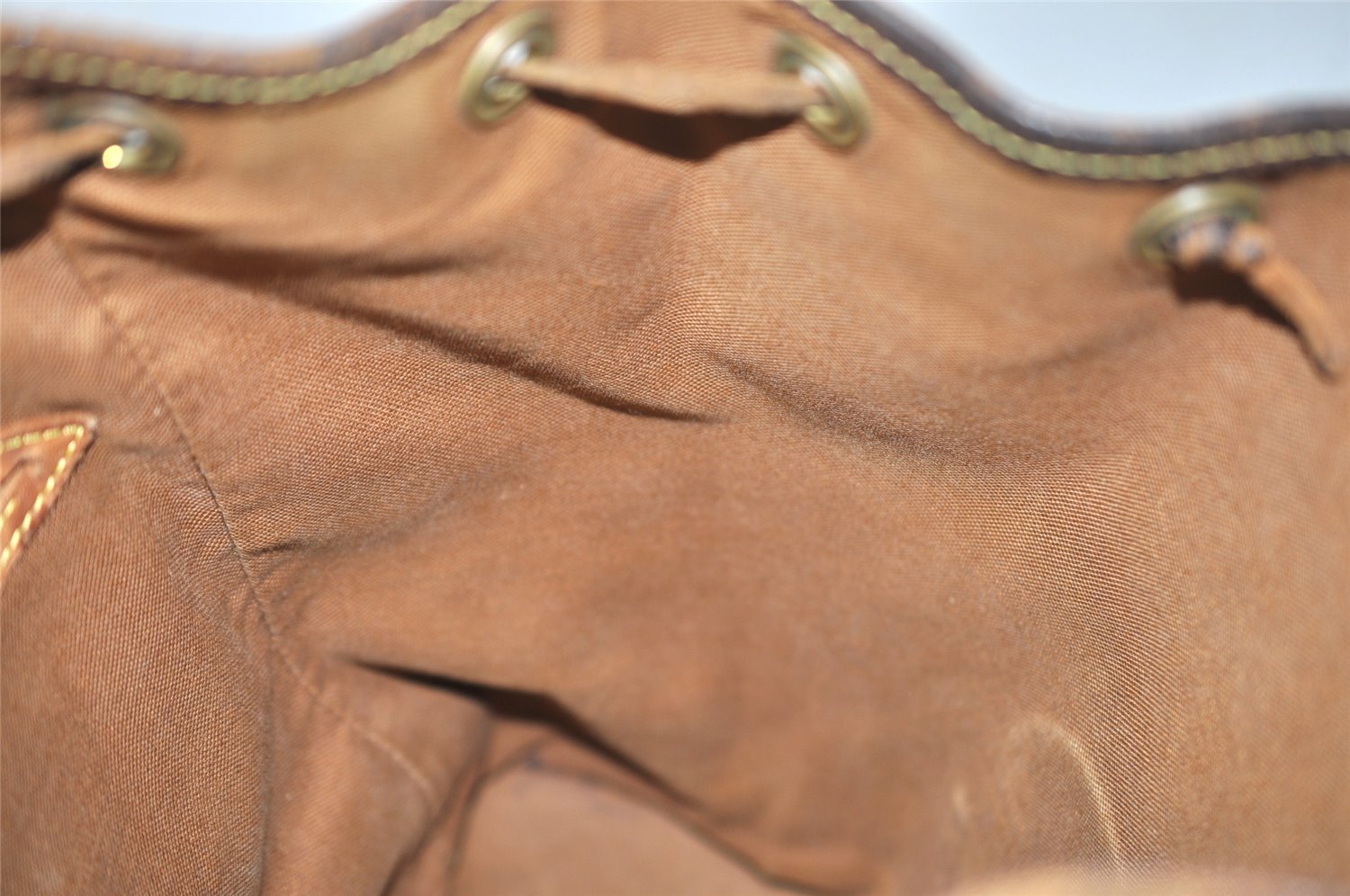 Authentic Louis Vuitton Monogram Montsouris MM Backpack M51136 LV 9726I