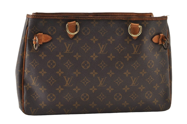 Auth Louis Vuitton Monogram Batignolles Horizontal Tote Bag M51154 Junk 9727I