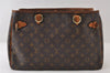 Auth Louis Vuitton Monogram Batignolles Horizontal Tote Bag M51154 Junk 9727I