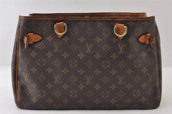 Auth Louis Vuitton Monogram Batignolles Horizontal Tote Bag M51154 Junk 9727I