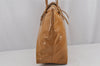Authentic JIMMY CHOO Vintage Shoulder Tote Bag Enamel Yellow 9727J