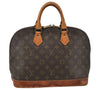 Authentic Louis Vuitton Monogram Alma Hand Bag Purse M51130 LV 9728I