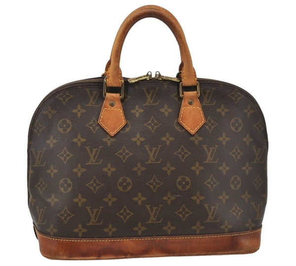 Authentic Louis Vuitton Monogram Alma Hand Bag Purse M51130 LV 9728I