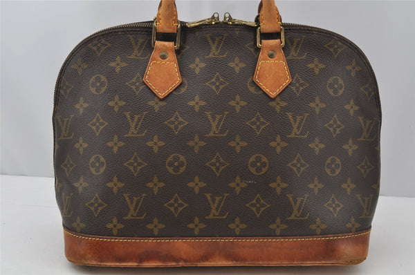 Authentic Louis Vuitton Monogram Alma Hand Bag Purse M51130 LV 9728I