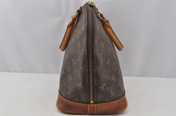 Authentic Louis Vuitton Monogram Alma Hand Bag Purse M51130 LV 9728I