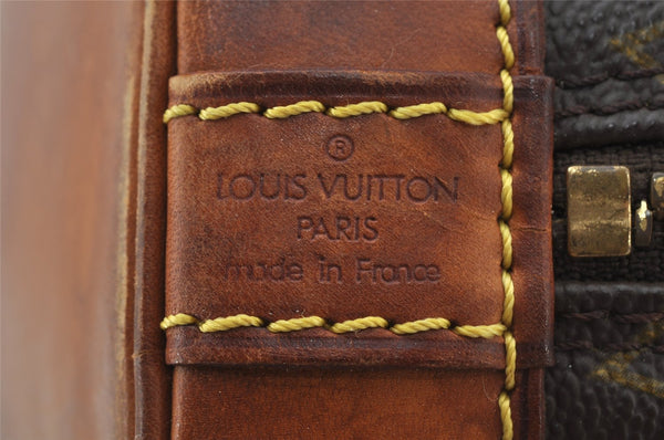 Authentic Louis Vuitton Monogram Alma Hand Bag Purse M51130 LV 9728I