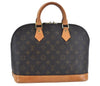 Authentic Louis Vuitton Monogram Alma Hand Bag Purse M51130 LV 9729H