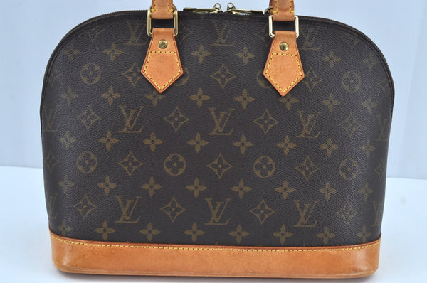 Authentic Louis Vuitton Monogram Alma Hand Bag Purse M51130 LV 9729H