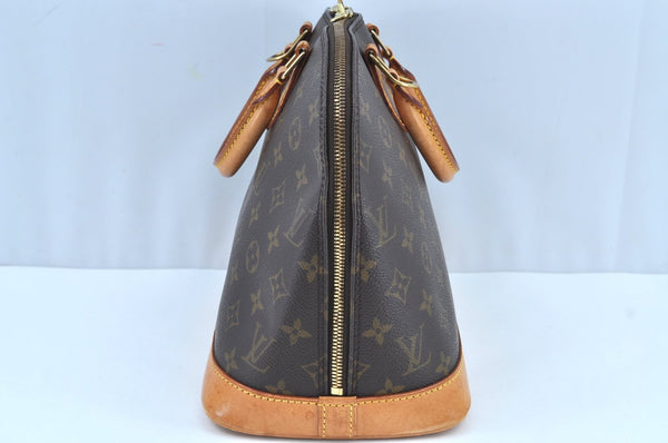 Authentic Louis Vuitton Monogram Alma Hand Bag Purse M51130 LV 9729H