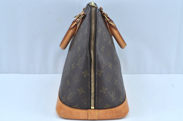 Authentic Louis Vuitton Monogram Alma Hand Bag Purse M51130 LV 9729H