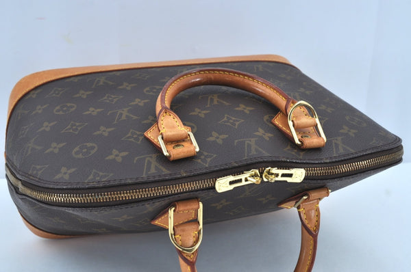 Authentic Louis Vuitton Monogram Alma Hand Bag Purse M51130 LV 9729H