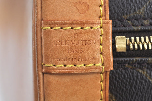 Authentic Louis Vuitton Monogram Alma Hand Bag Purse M51130 LV 9729H