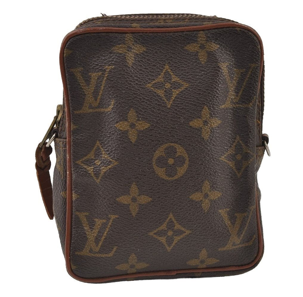 Auth Louis Vuitton Monogram Mini Poche Danube Shoulder Bag Old Model Junk 9729I