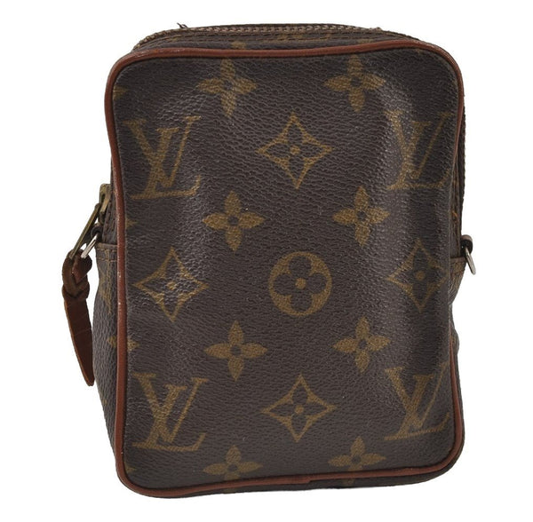 Auth Louis Vuitton Monogram Mini Poche Danube Shoulder Bag Old Model Junk 9729I