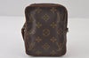 Auth Louis Vuitton Monogram Mini Poche Danube Shoulder Bag Old Model Junk 9729I