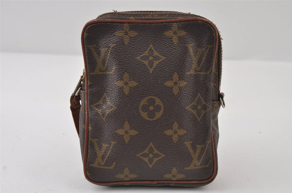 Auth Louis Vuitton Monogram Mini Poche Danube Shoulder Bag Old Model Junk 9729I