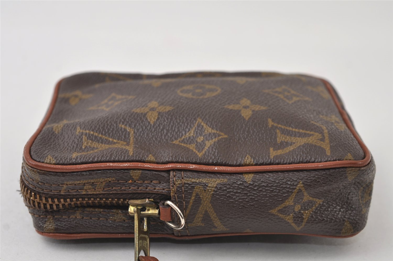 Auth Louis Vuitton Monogram Mini Poche Danube Shoulder Bag Old Model Junk 9729I