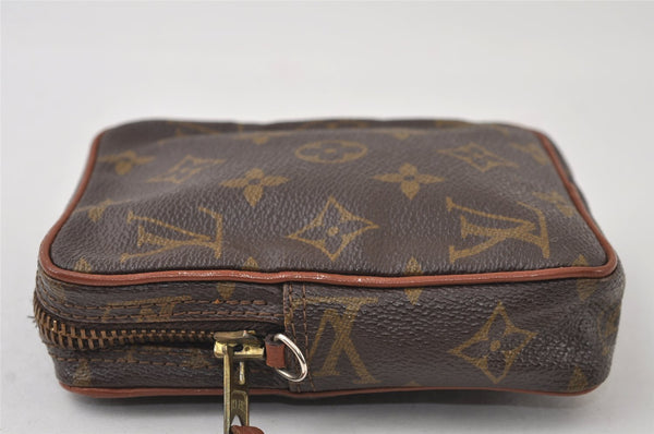 Auth Louis Vuitton Monogram Mini Poche Danube Shoulder Bag Old Model Junk 9729I