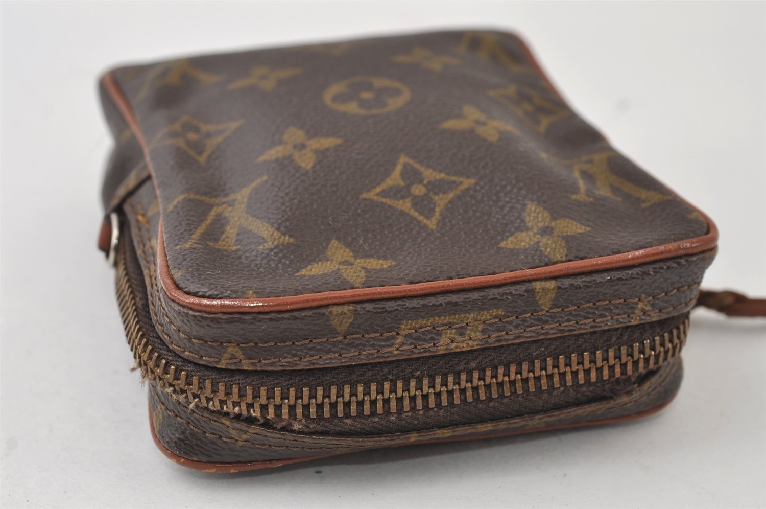 Auth Louis Vuitton Monogram Mini Poche Danube Shoulder Bag Old Model Junk 9729I