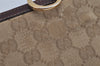 Authentic GUCCI Long Wallet Purse GG Canvas Leather 190389 Beige Brown 9729J