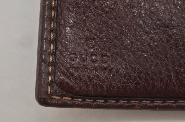 Authentic GUCCI Long Wallet Purse GG Canvas Leather 190389 Beige Brown 9729J