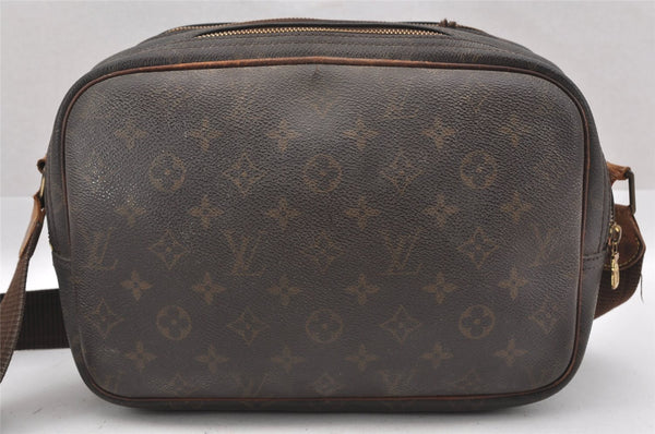 Authentic Louis Vuitton Monogram Reporter PM Shoulder Bag M45254 Junk 9730I