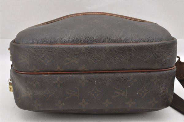 Authentic Louis Vuitton Monogram Reporter PM Shoulder Bag M45254 Junk 9730I