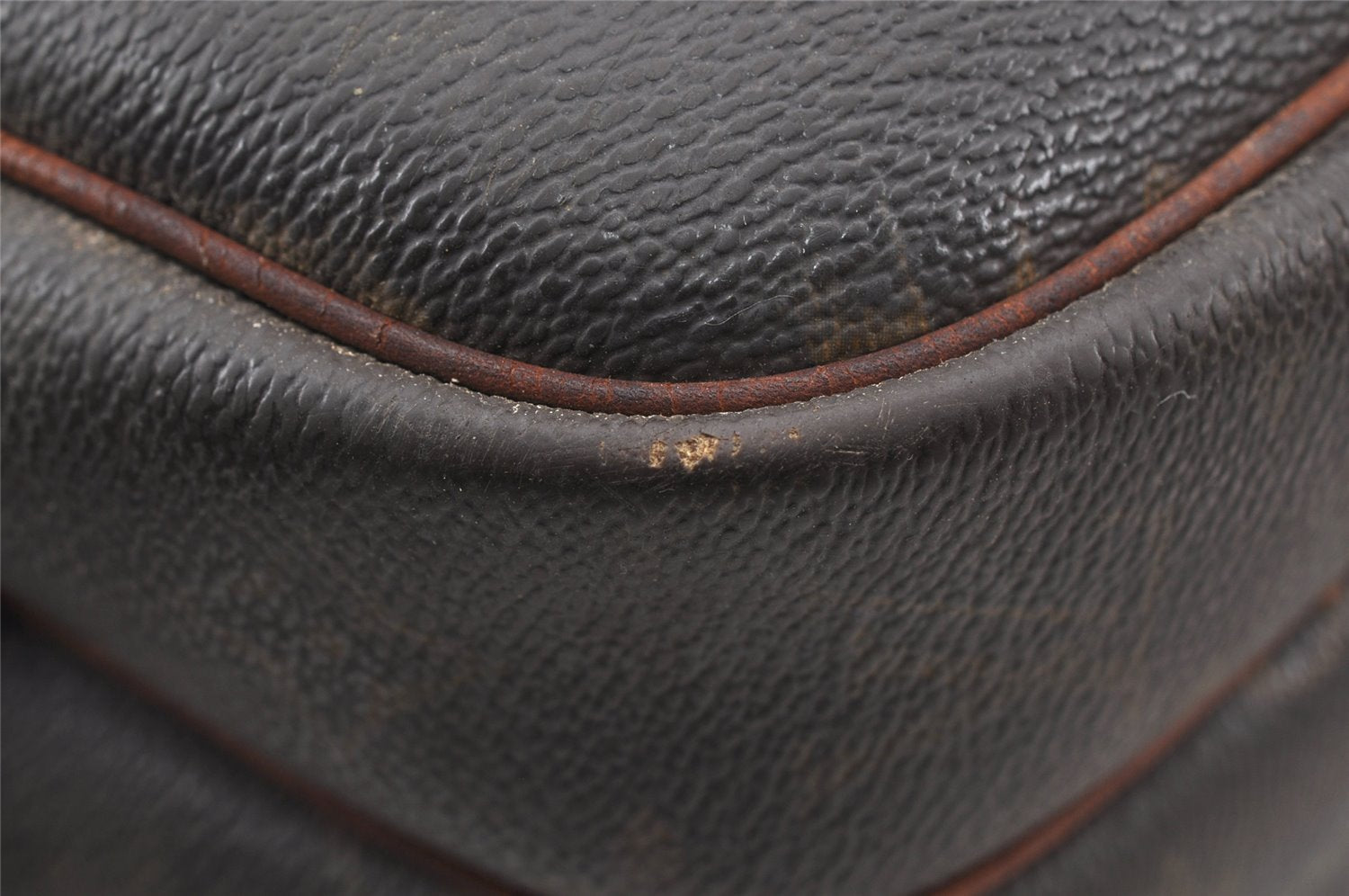 Authentic Louis Vuitton Monogram Reporter PM Shoulder Bag M45254 Junk 9730I