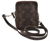 Auth Louis Vuitton Monogram Mini Poche Danube Shoulder Cross Bag Old Model 9731I