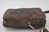 Auth Louis Vuitton Monogram Mini Poche Danube Shoulder Cross Bag Old Model 9731I