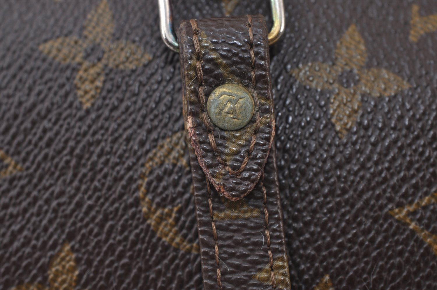 Auth Louis Vuitton Monogram Mini Poche Danube Shoulder Cross Bag Old Model 9731I