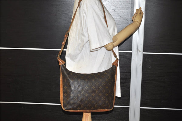 Authentic Louis Vuitton Monogram Boulogne 30 Shoulder Cross Bag Old Model 9732I
