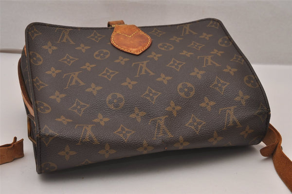 Authentic Louis Vuitton Monogram Cartouchiere GM M51252 Shoulder Bag Junk 9734I