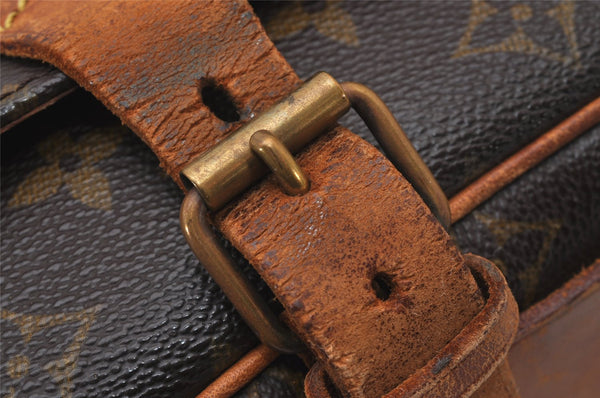 Authentic Louis Vuitton Monogram Cartouchiere GM M51252 Shoulder Bag Junk 9734I