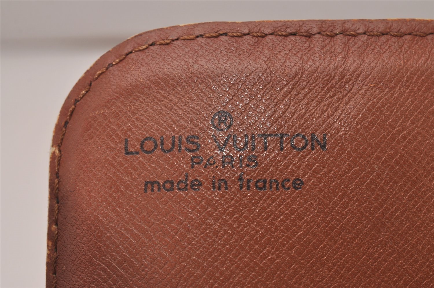 Authentic Louis Vuitton Monogram Cartouchiere GM M51252 Shoulder Bag Junk 9734I